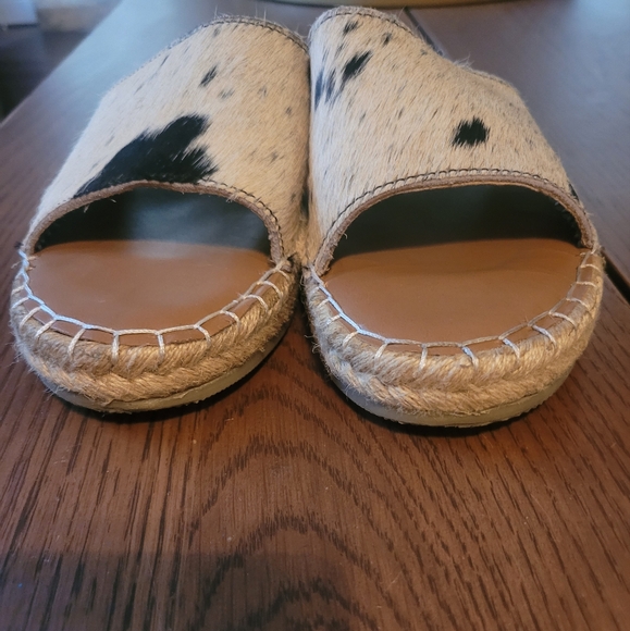 Myra Cowhide Slide Sandals - Picture 5 of 7